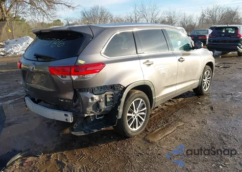 2017 Toyota Highlander Xle from USA, damaged, VIN 5TDJZRFHXHS472825